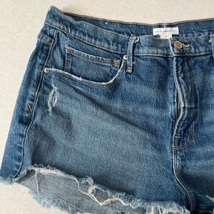 Good American Distressed Cut-off shorts Women's size 15